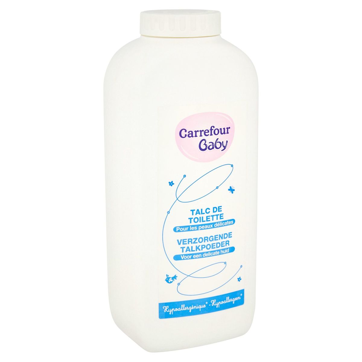 Carrefour Baby Verzorgende Talkpoeder Voor een delicate huid 250 g