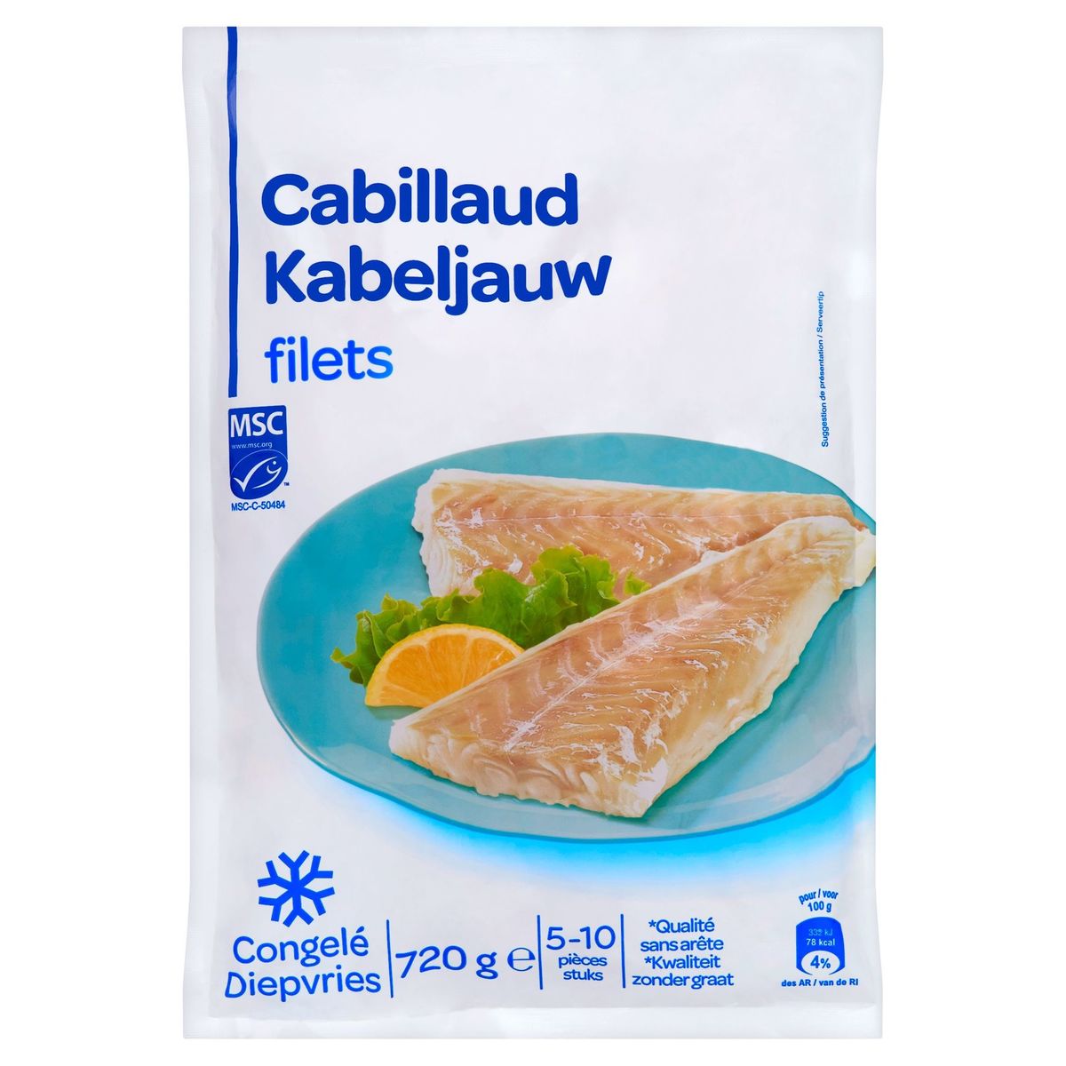 Cabillaud Filets 720 g