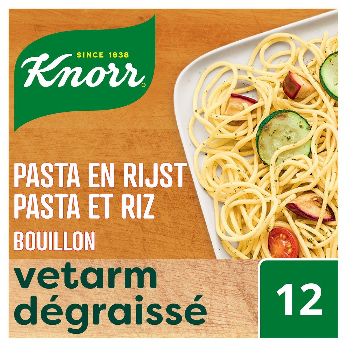 Knorr Finesse Bouillon Pâtes et Riz 12 Cubes 120 g