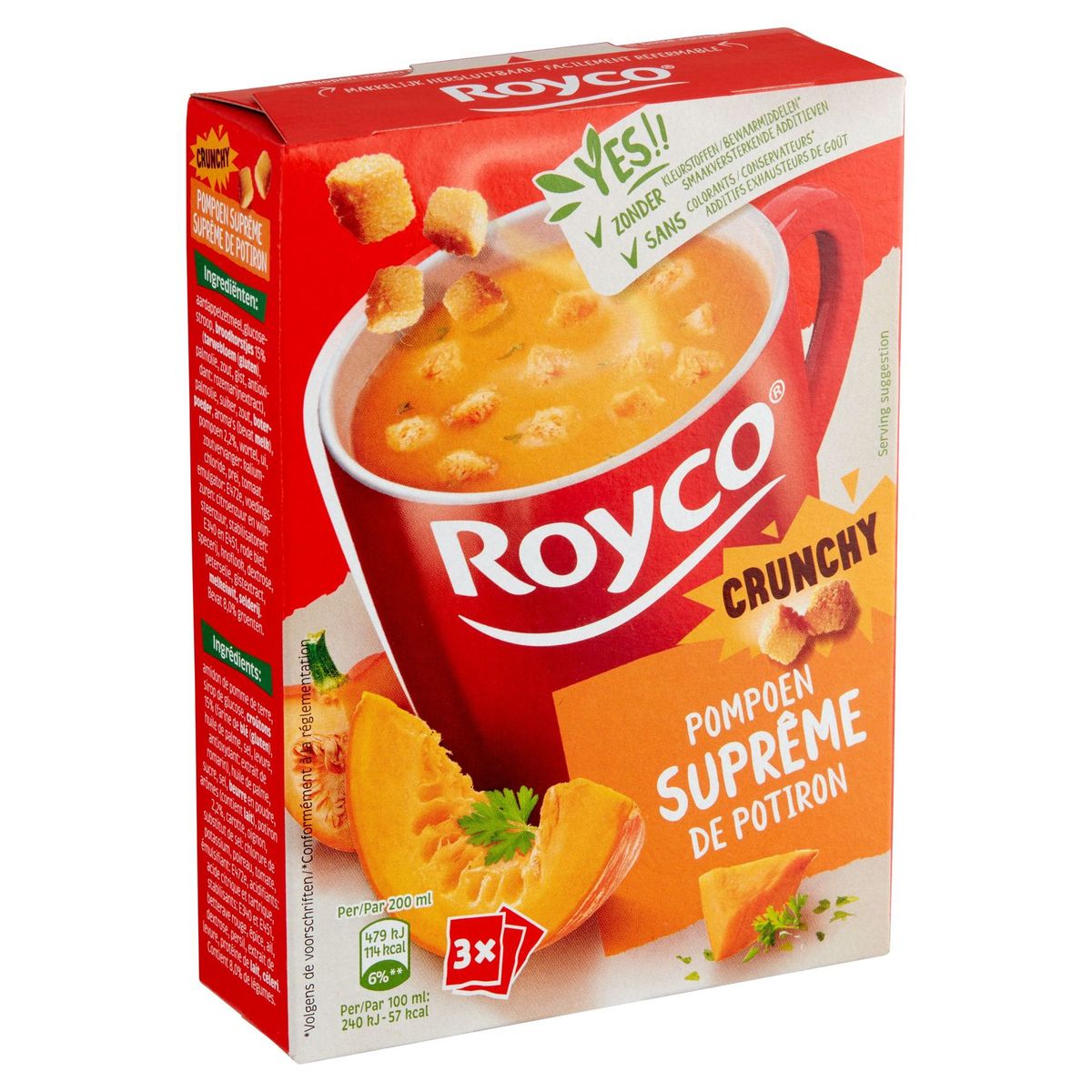 Royco Crunchy Pompoen Suprême 3 x 22.5 g