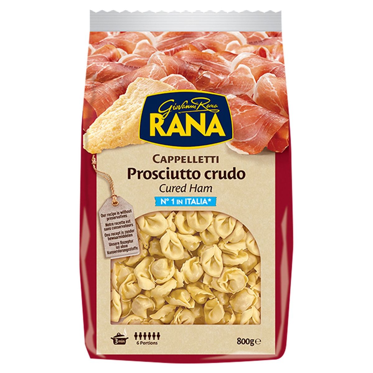 Giovanni Rana Cappelletti Prosciutto Crudo Cured Ham 800 g