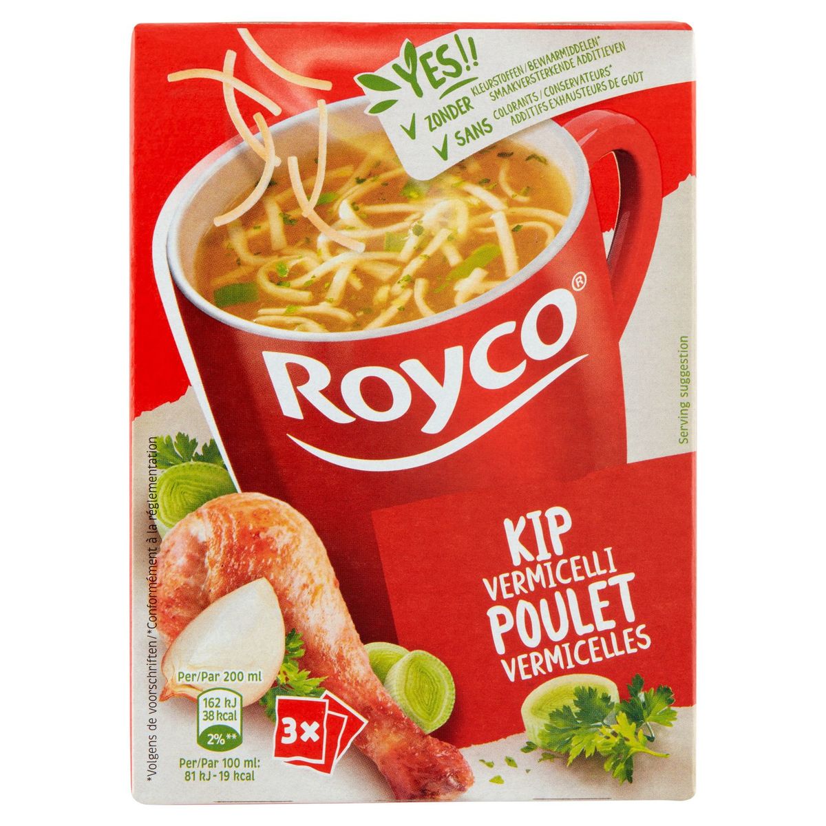 Royco Poulet Vermicelles 3 x 10.3 g