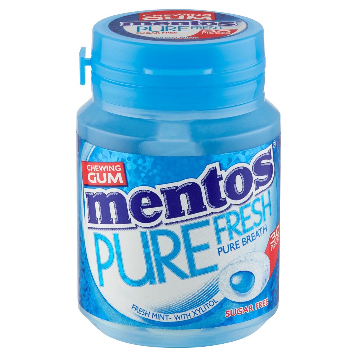 Mentos Chewing Gum Pure Fresh Mint - with Green Tea 30 Stuks 60g