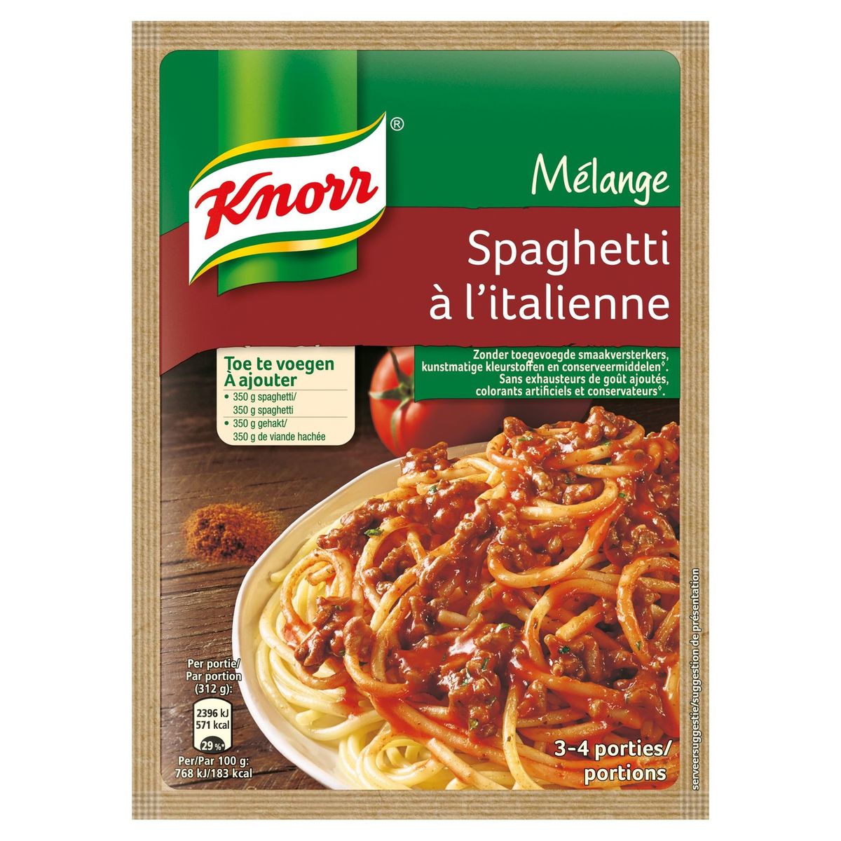 Knorr Mélange d'Épices Spaghetti à l'Italienne 66 g