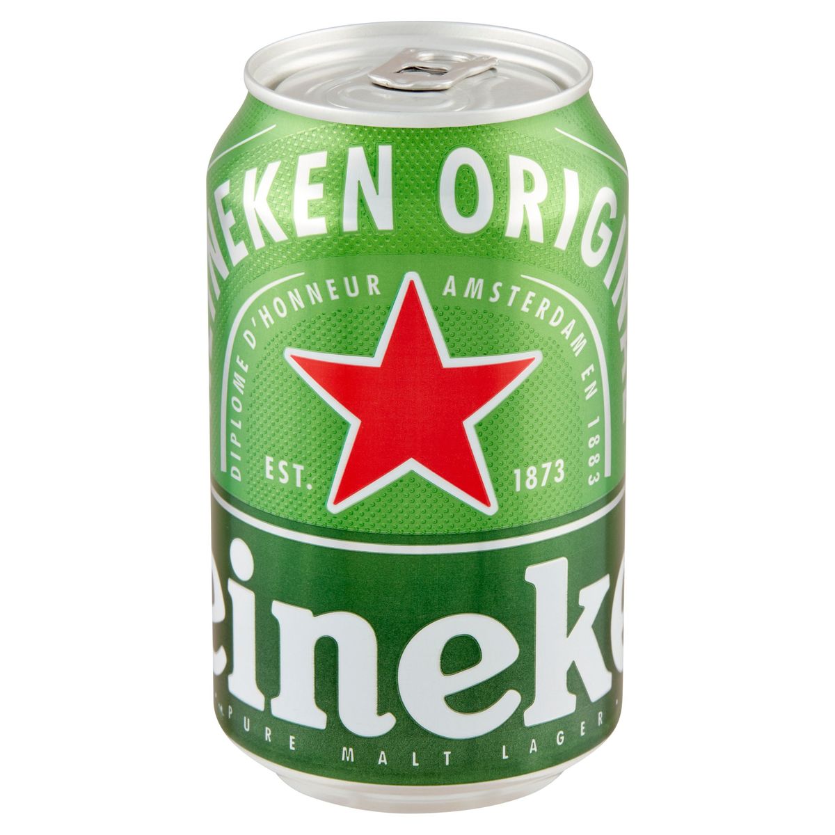 Heineken Original Pure Malt Lager Canette 330 ml