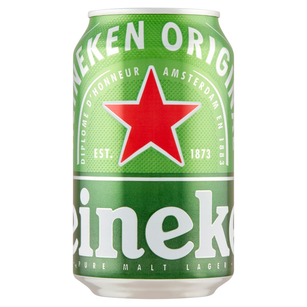 Heineken Original Pure Malt Lager Canette 330 ml