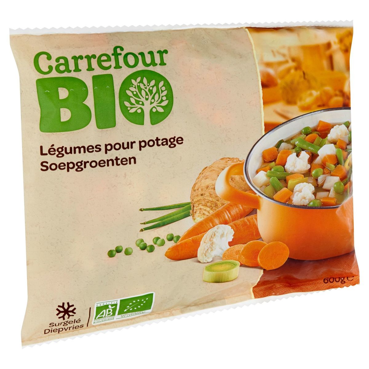 Carrefour Bio Légumes pour Potage 600 g