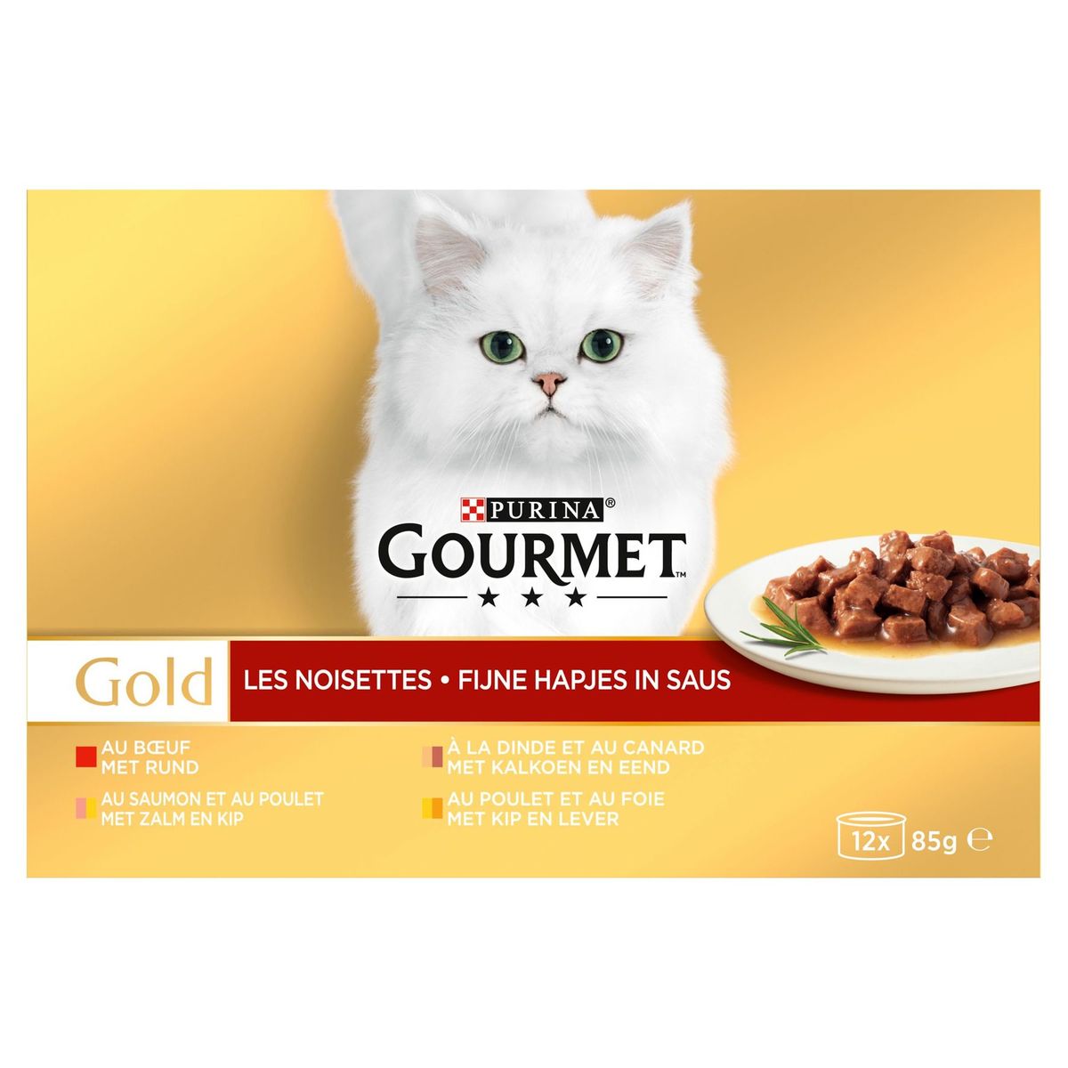 Gourmet Gold Les Noisettes 12 x 85 g