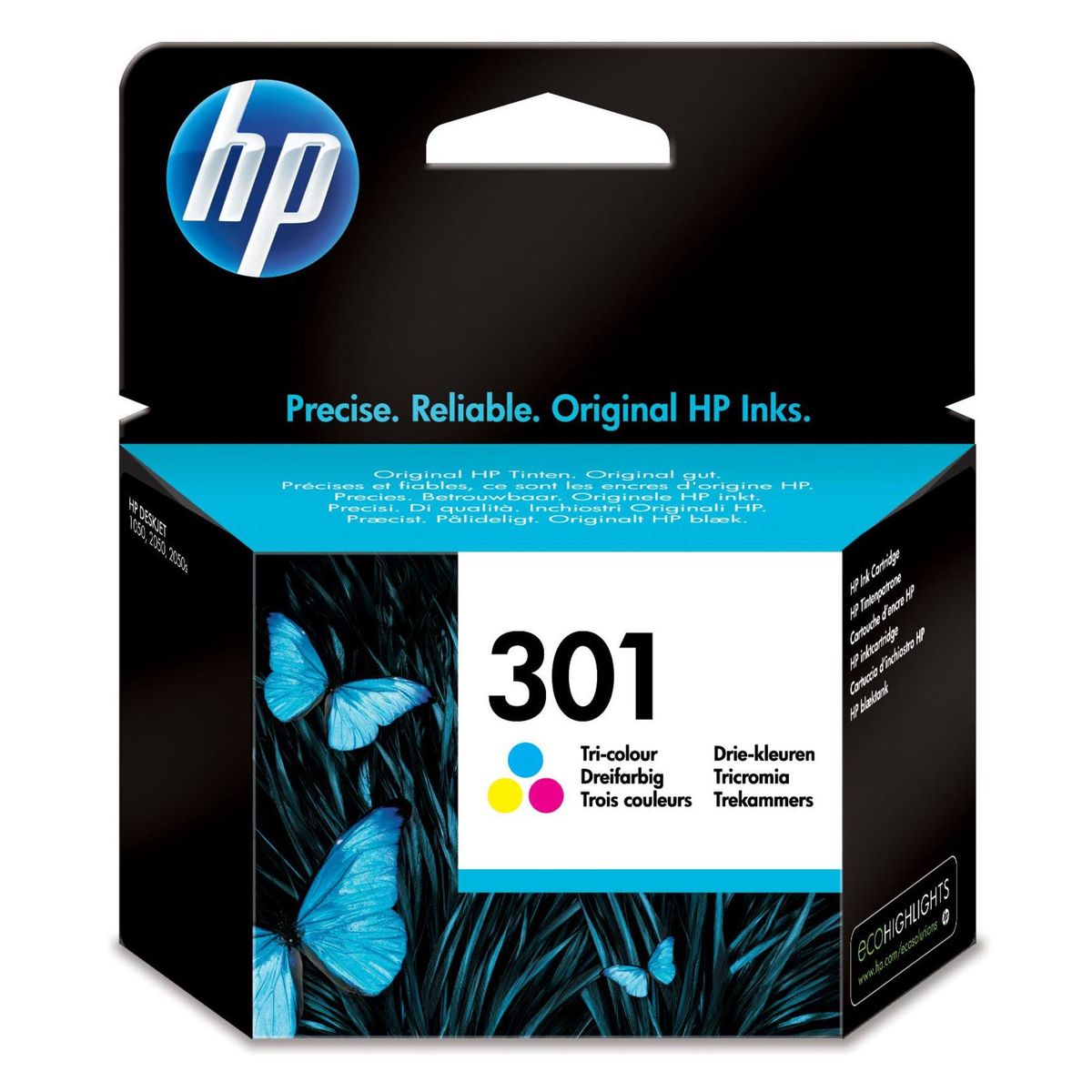 HP Cartouches d'encre 301 - Tri-color C/M/Y