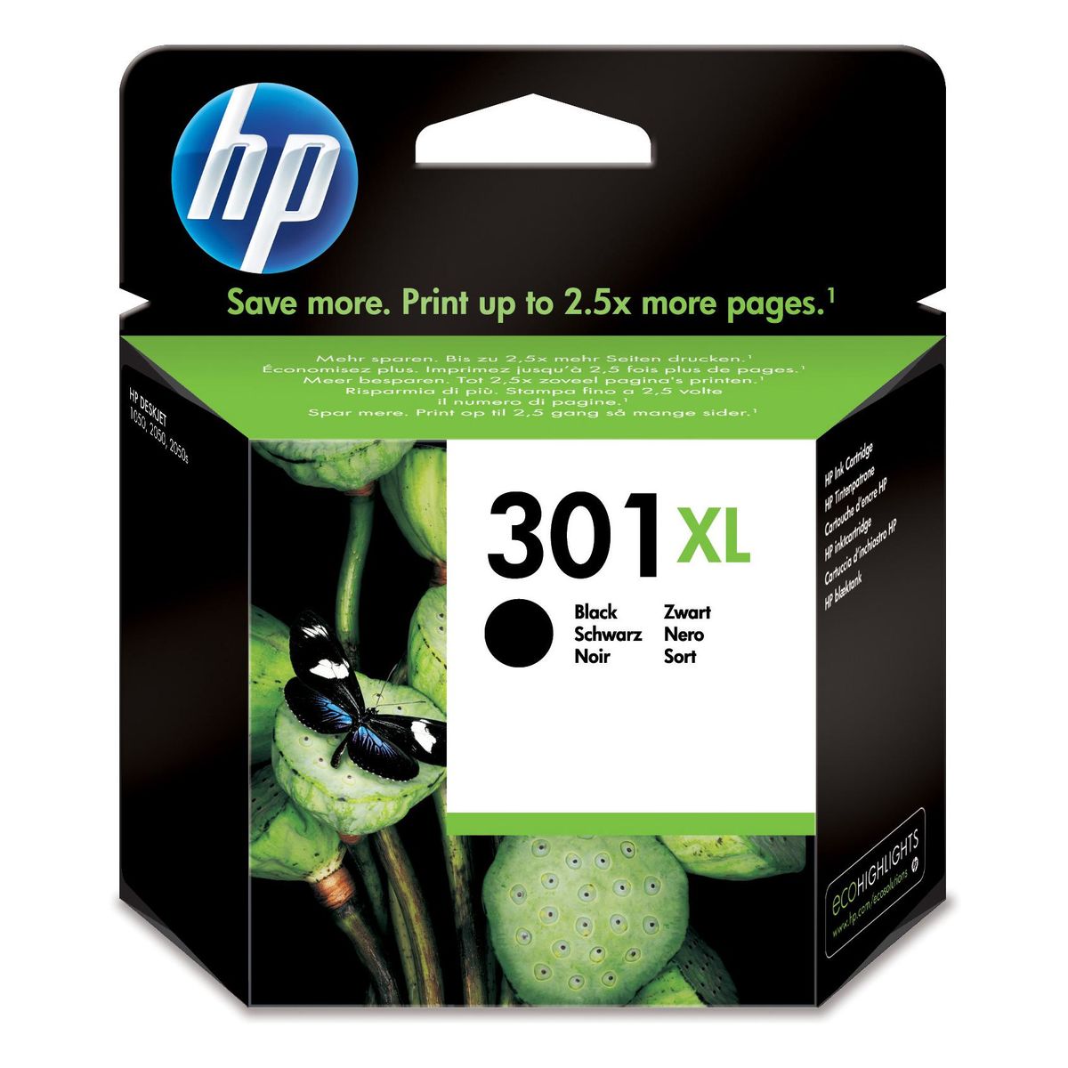 HP Inktcartridge 301XL - Zwart