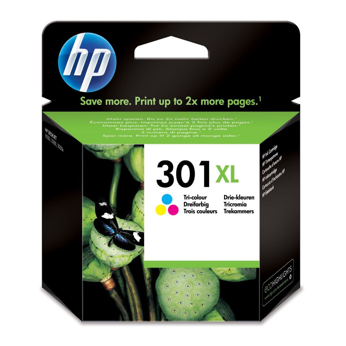 HP - Cartouches d'encre 301XL - Tri-Color C/M/Y