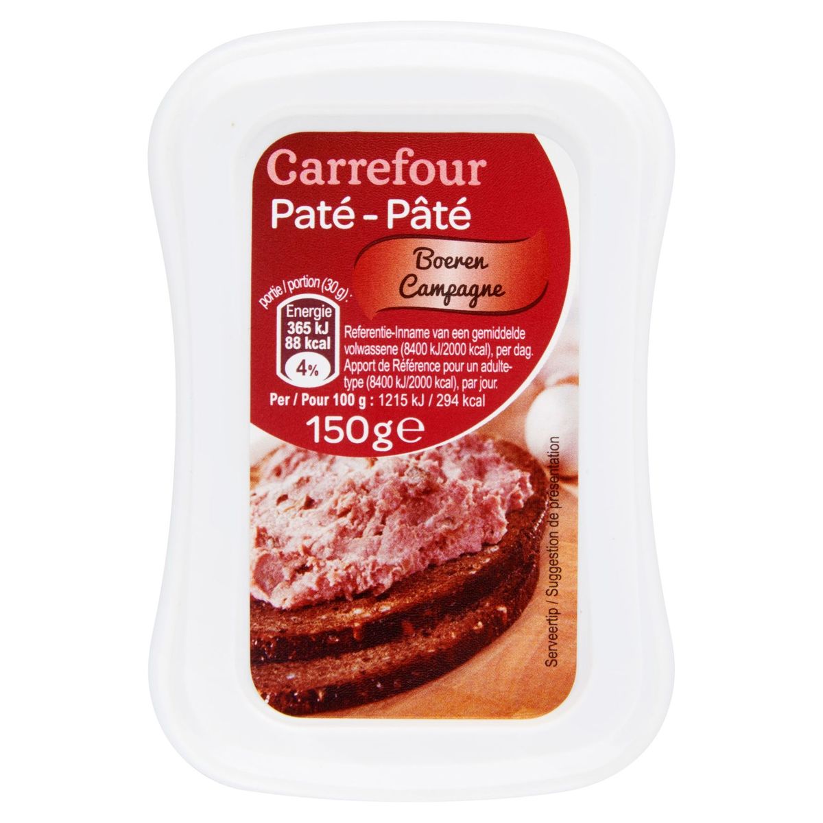 Carrefour Pâté Campagne 150 g