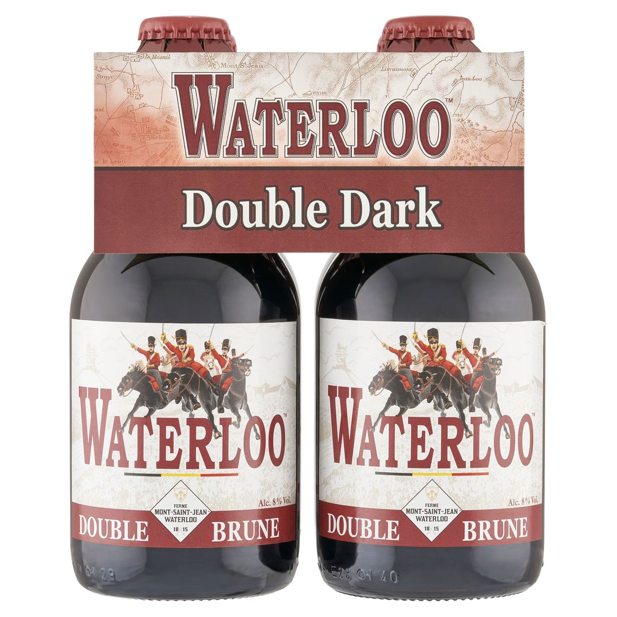 Waterloo Double Dark Flessen 4 x 33 cl