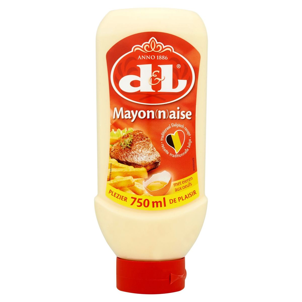 Devos Lemmens Mayonnaise aux Oeufs 750 ml
