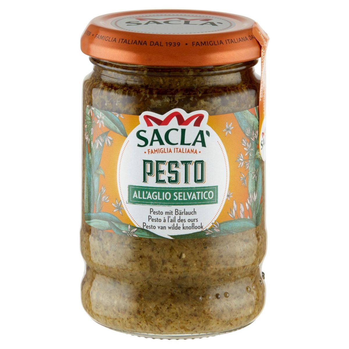 Sacla Pesto van Wilde Knoflook 190 g