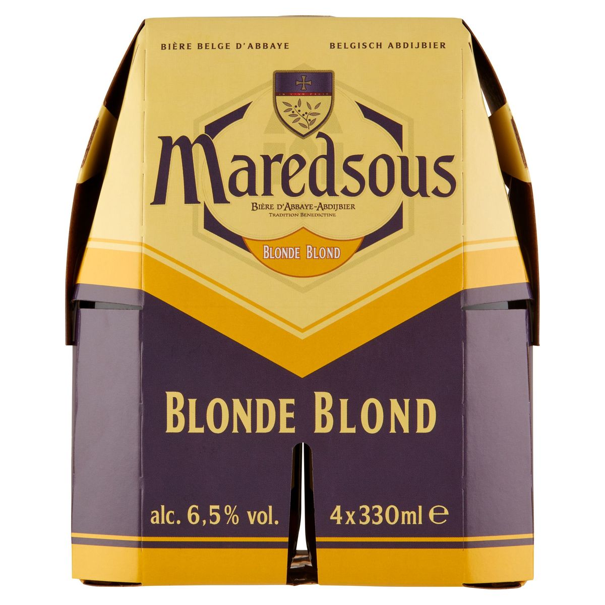 Maredsous Bière Belge d'Abbaye Blonde 4 x 330 ml