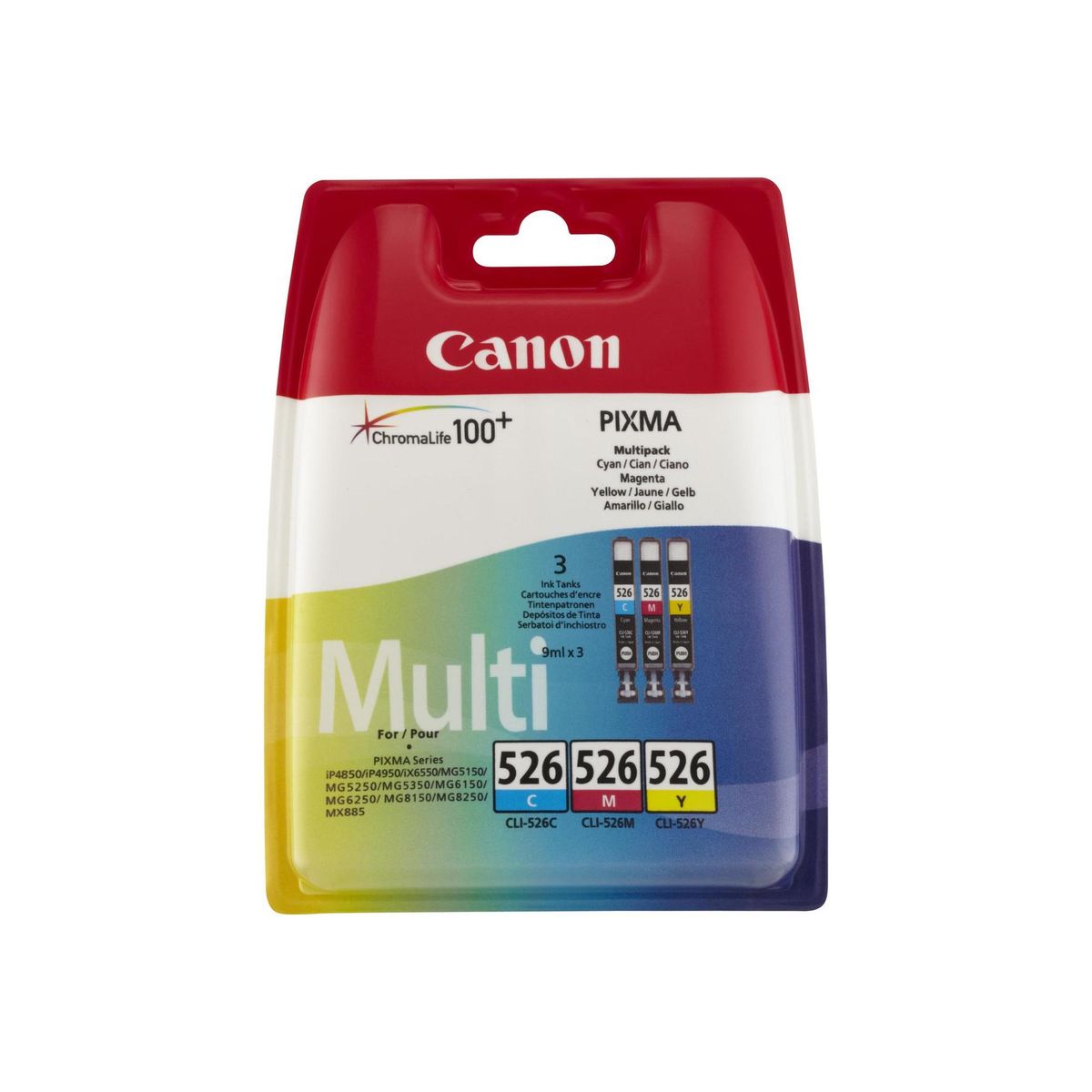 Canon Cartouches d'encre CLI-526 - Tri-color C/M/Y