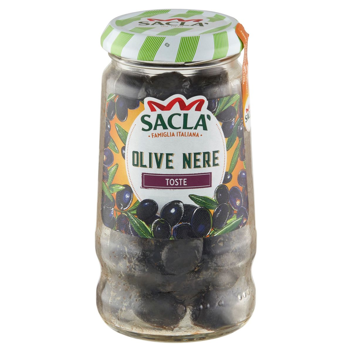 Sacla Olive Nere Toste 200 g