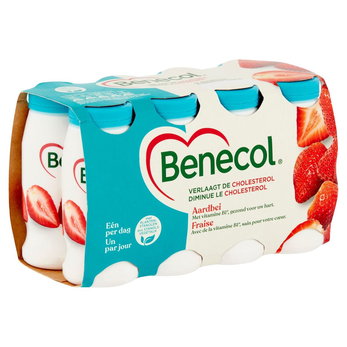 Benecol Aardbei 8 x 67.5 g