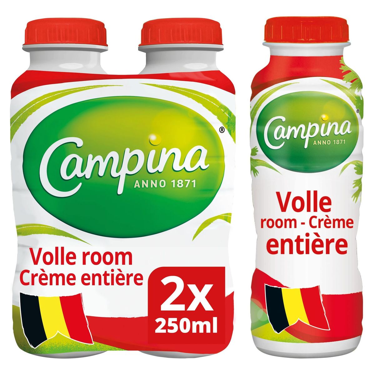Campina Volle Room 33% Vet 2 x 250 ml