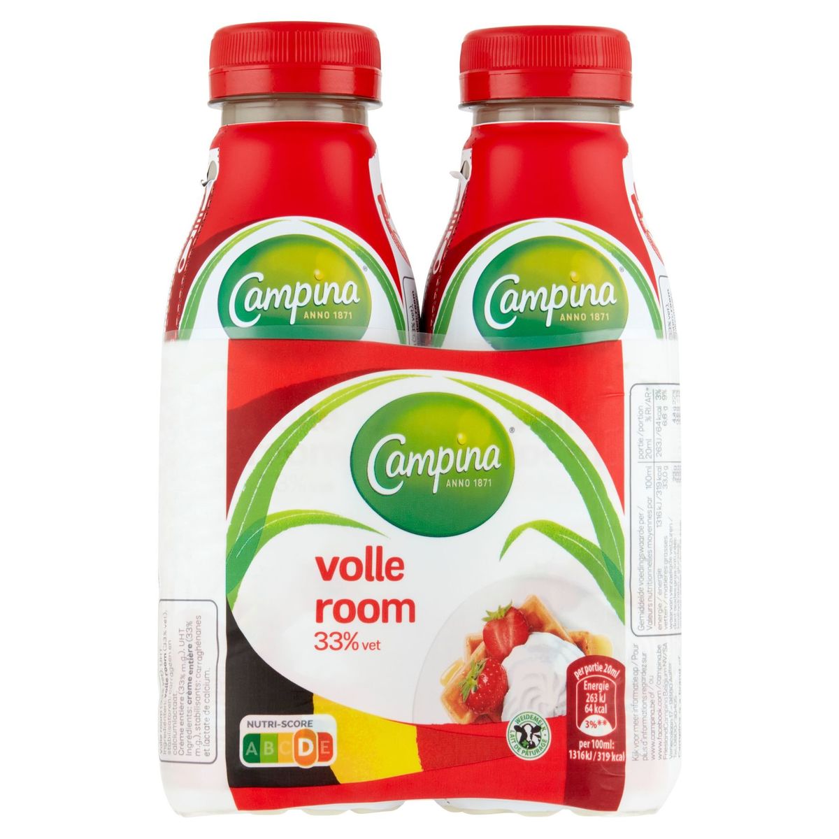 Campina Volle Room 33% Vet 250 ml
