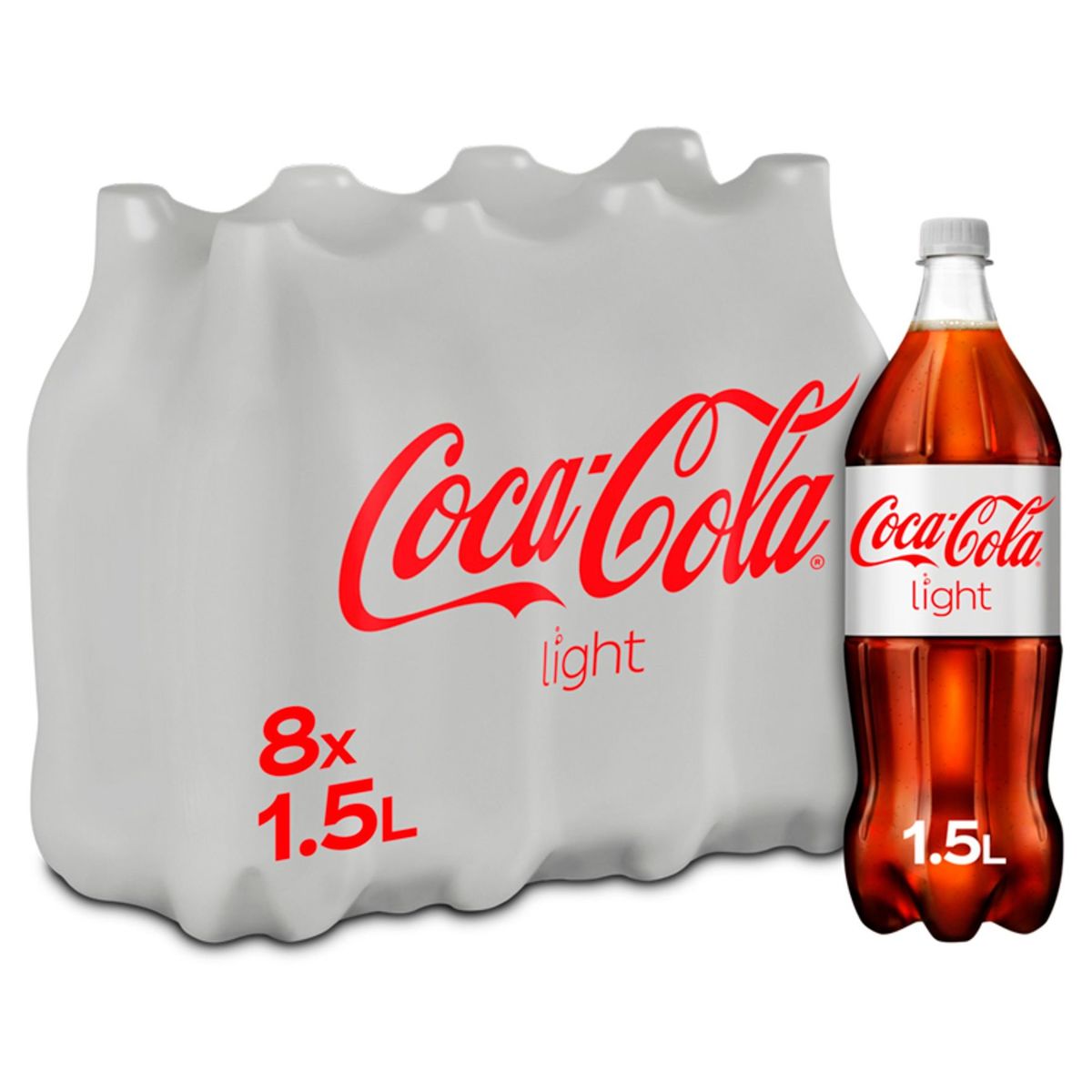 Coca-Cola Light Coke Soft drink 8 x 1500 ml