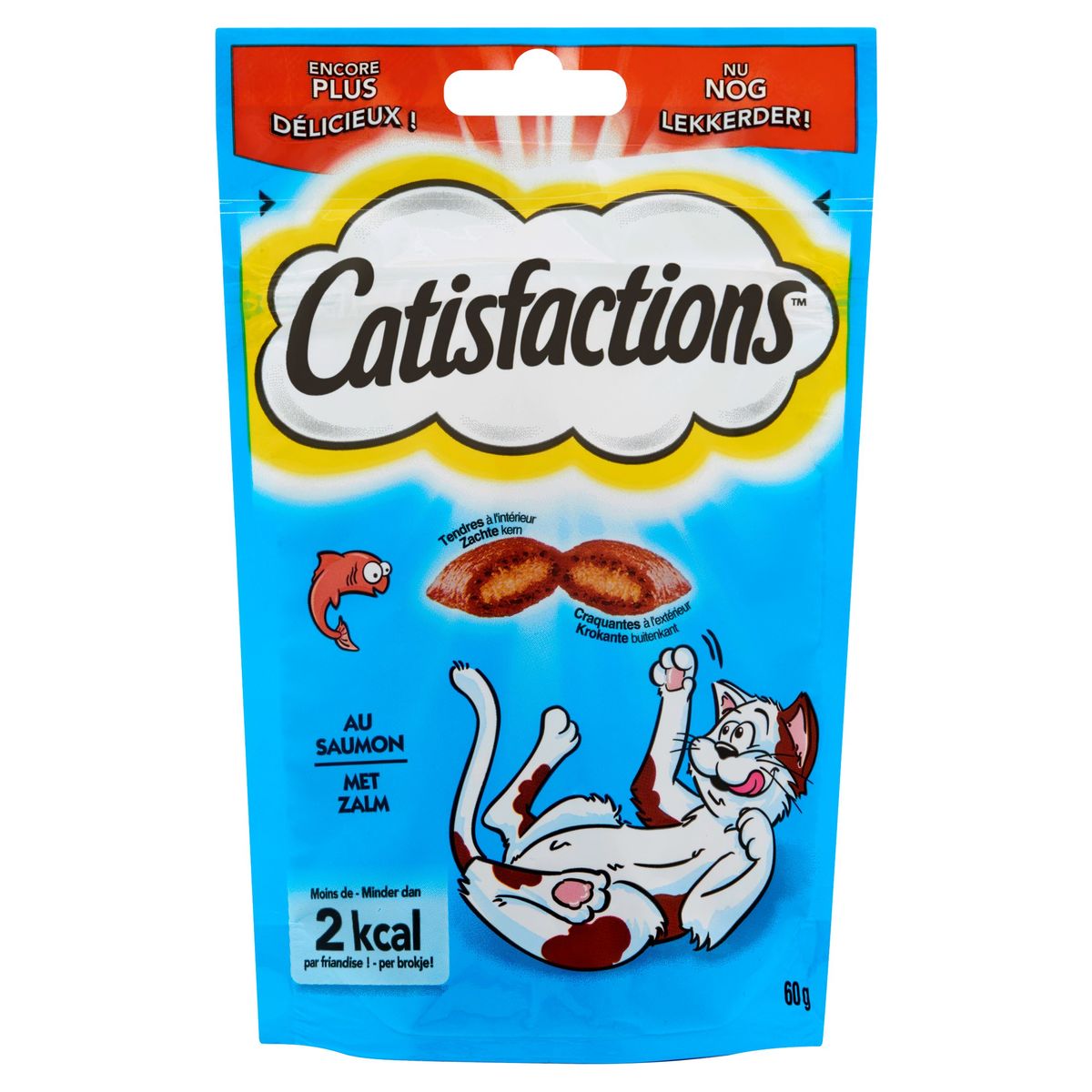 Catisfactions Kattensnacks met Zalm 60 g