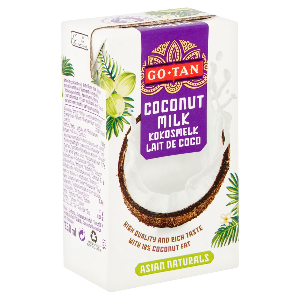 Go-Tan Lait de Coco 250 ml