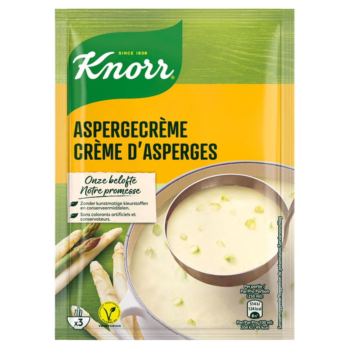 Knorr Finesse Déshydratée Soupe Asperge et Crème 73 g