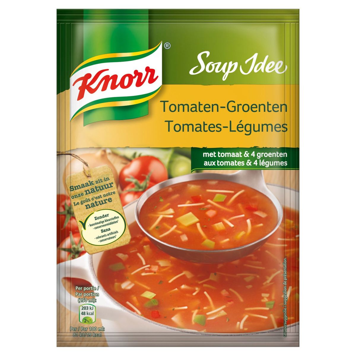 Knorr Soup Idée Déshydratée Soupe Tomates et Légumes 57 g