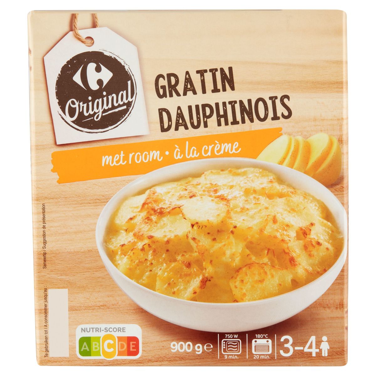 Carrefour Original Gratin Dauphinois à la Crème 900 g