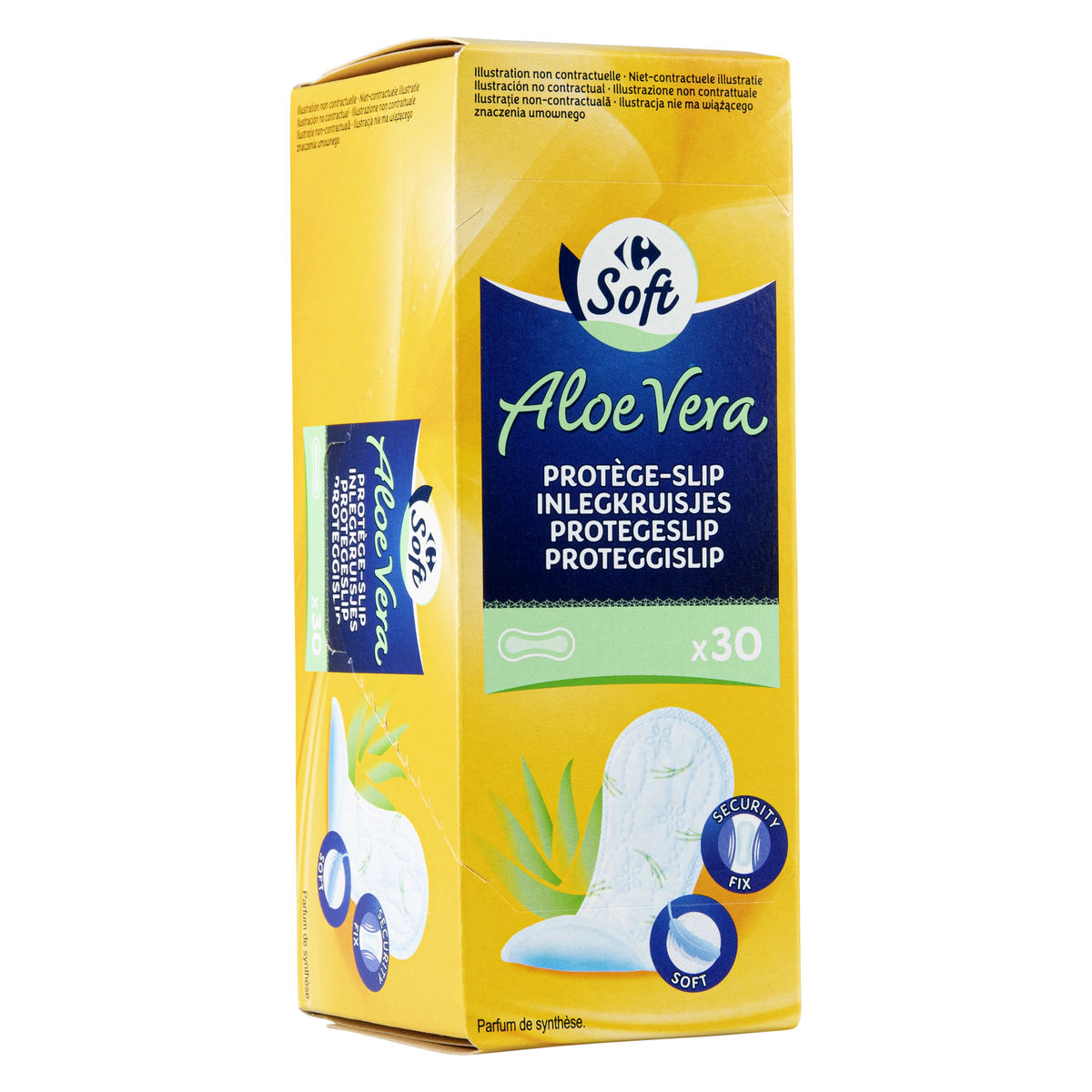 Carrefour Protège - Slip Soft Aloe Vera Normal 30 Pièces