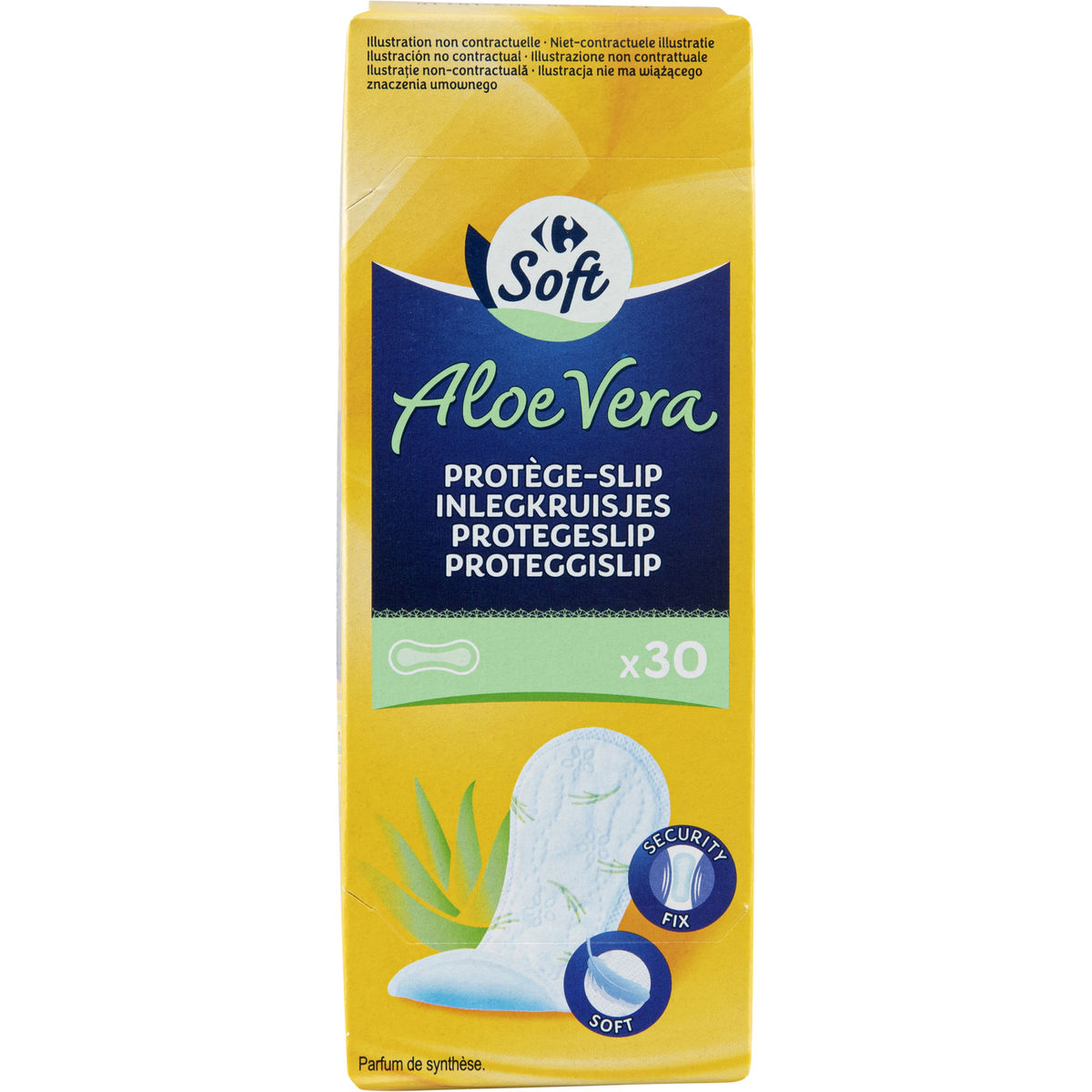 Carrefour Protège - Slip Soft Aloe Vera Normal 30 Pièces