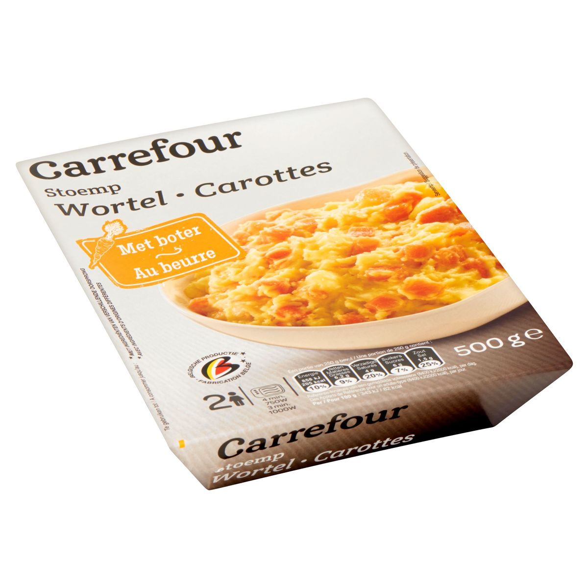 Carrefour Original Stoemp Carottes au Beurre 500 g