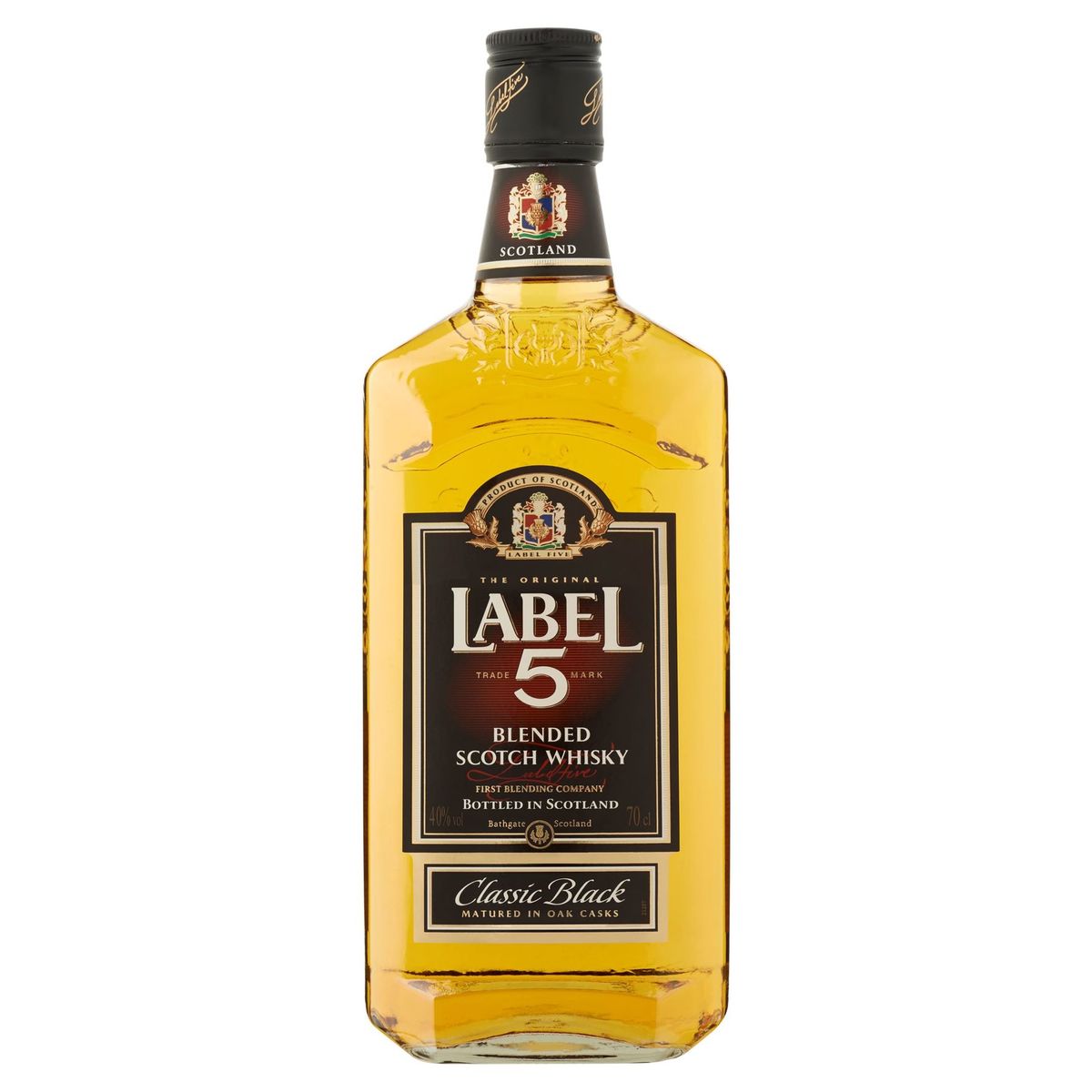 Label 5 Blended Scotch Whisky Classic Black 70 cl