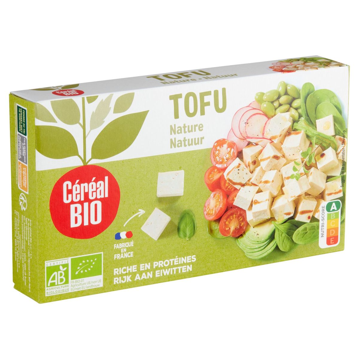 Céréal Bio Tofu Natuur 2 x 125 g