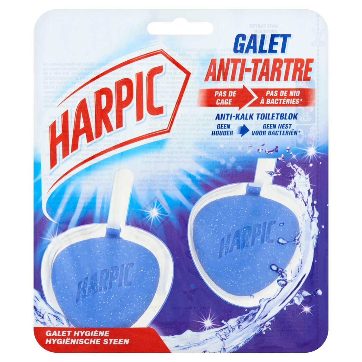 Harpic Galet Anti-Tartre 2 x 40 g