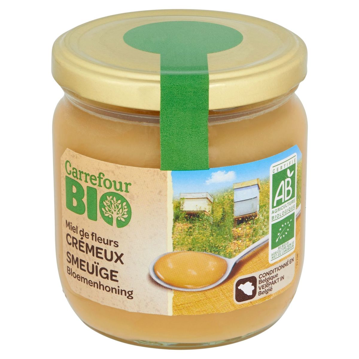 Carrefour Bio Miel de Fleurs Crémeux 500 g