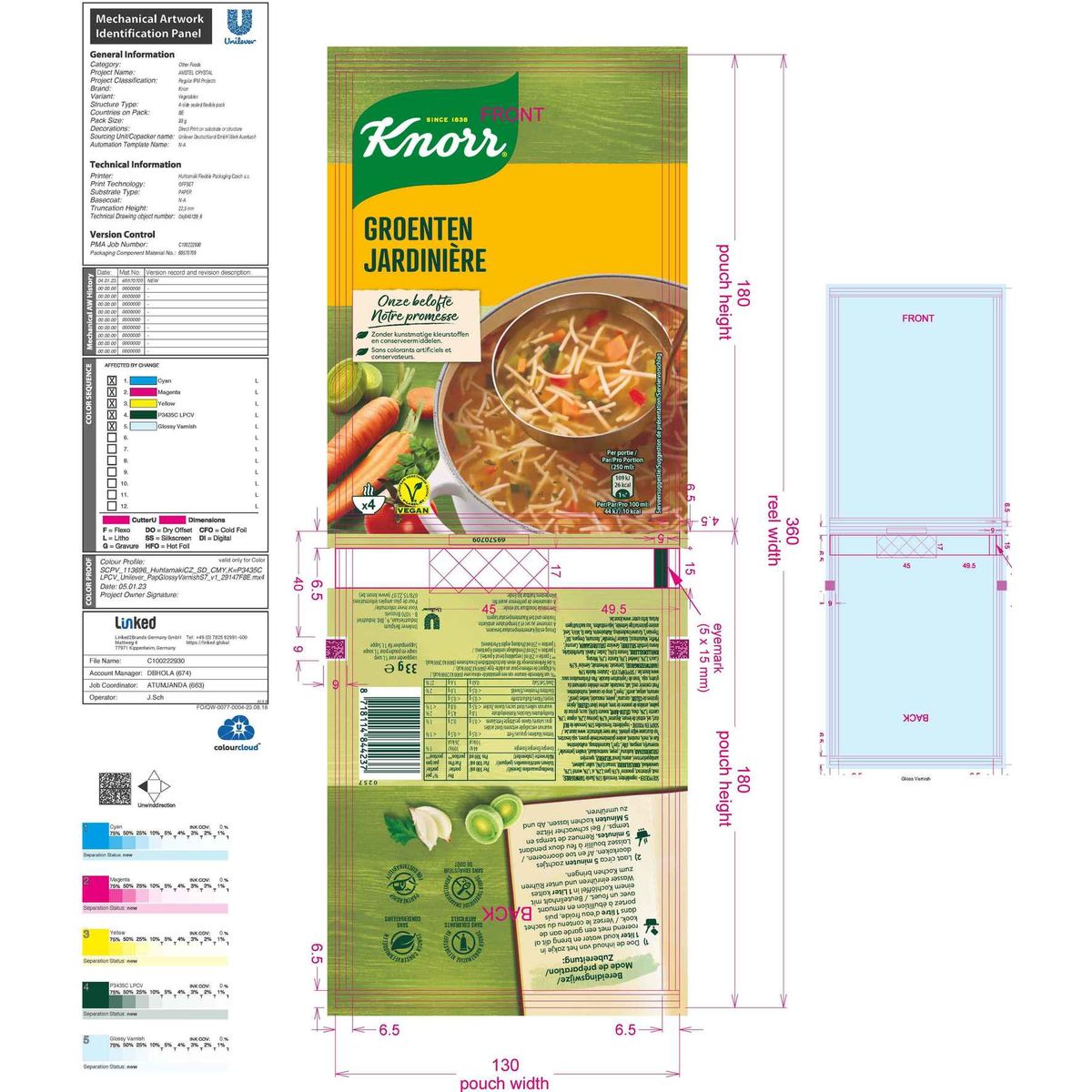 Knorr Soup Idée Déshydratée Soupe Jardinière 33 g Carrefour Site