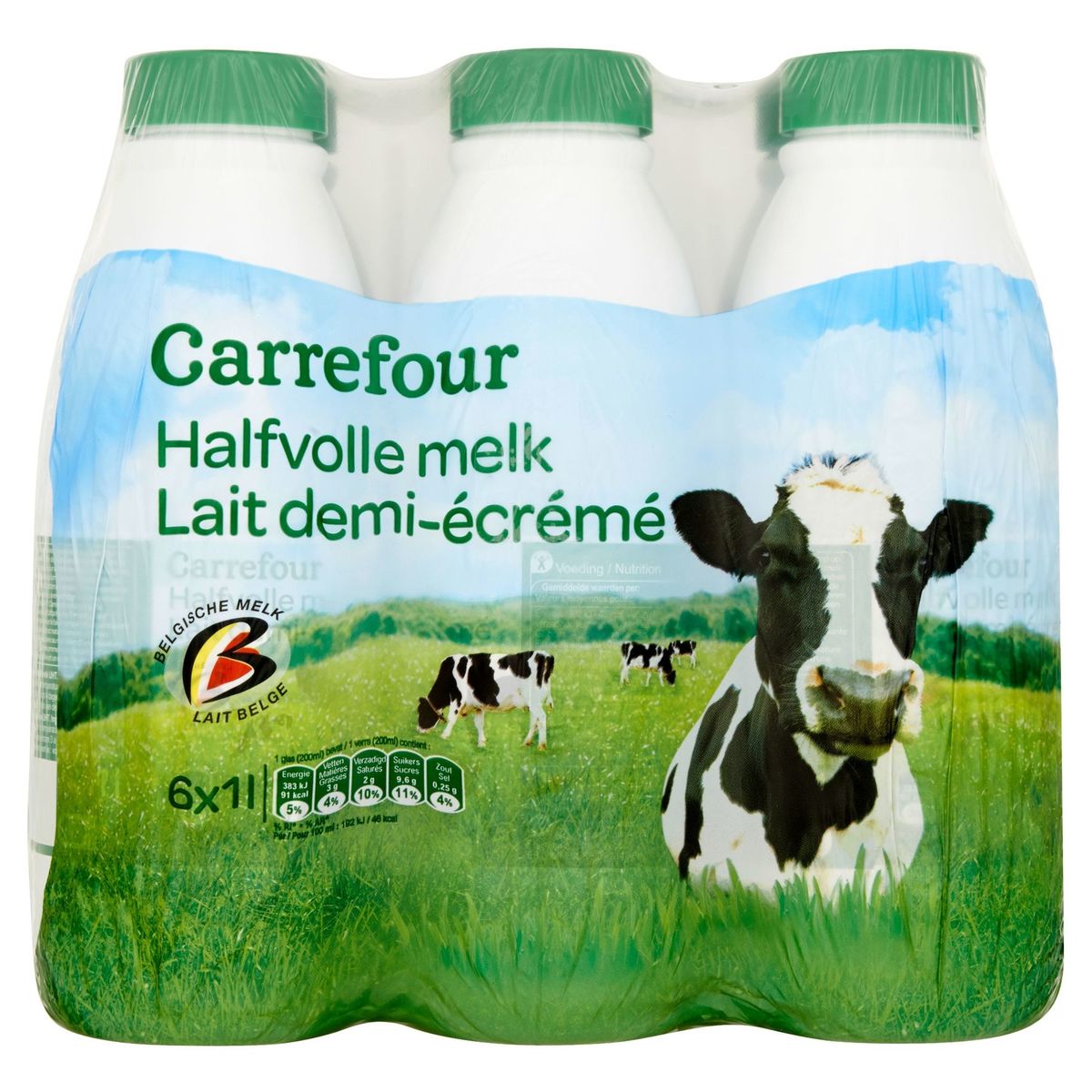 Carrefour Halfvolle Melk 6 x 1 L