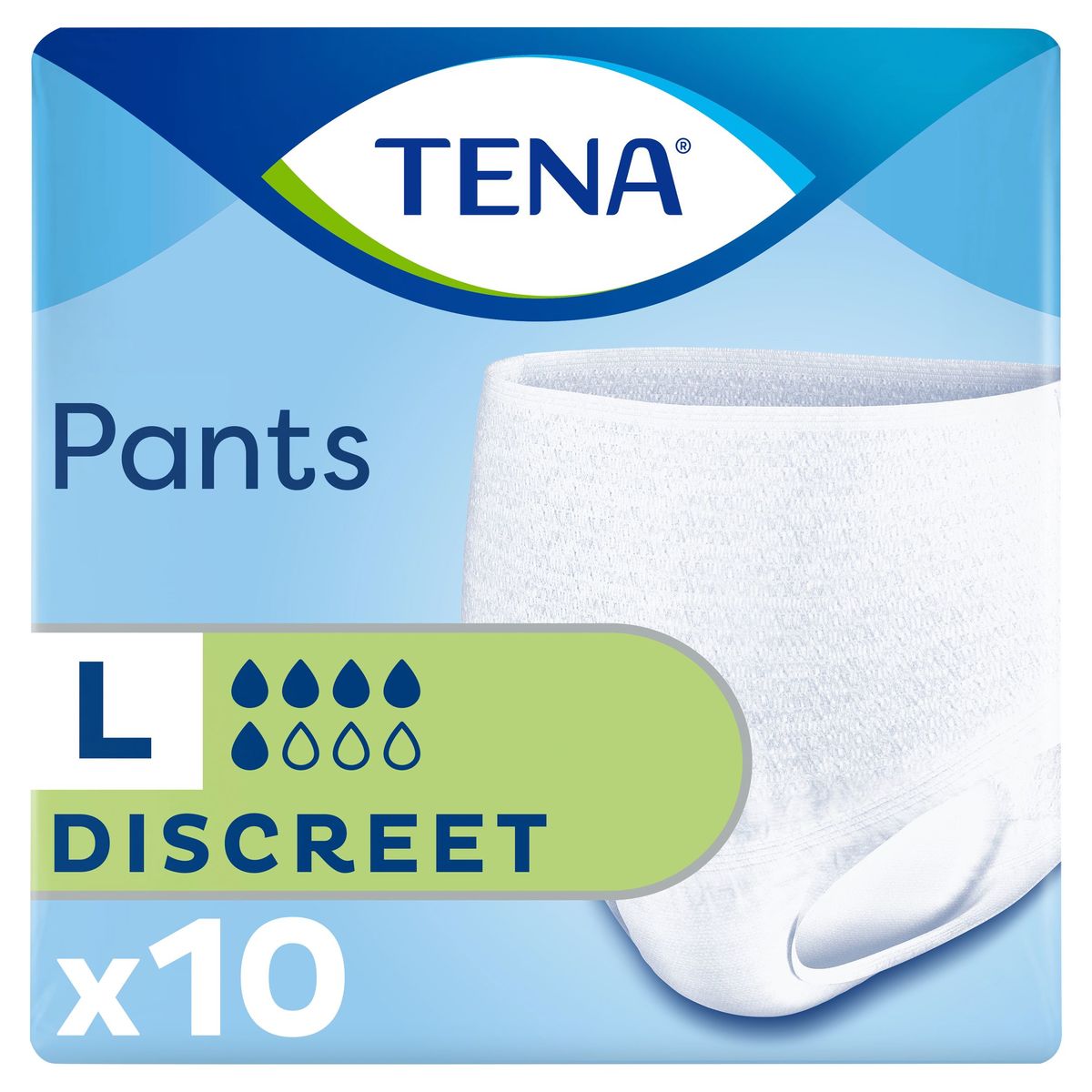Tena Pants Discreet Large 10 Pièces