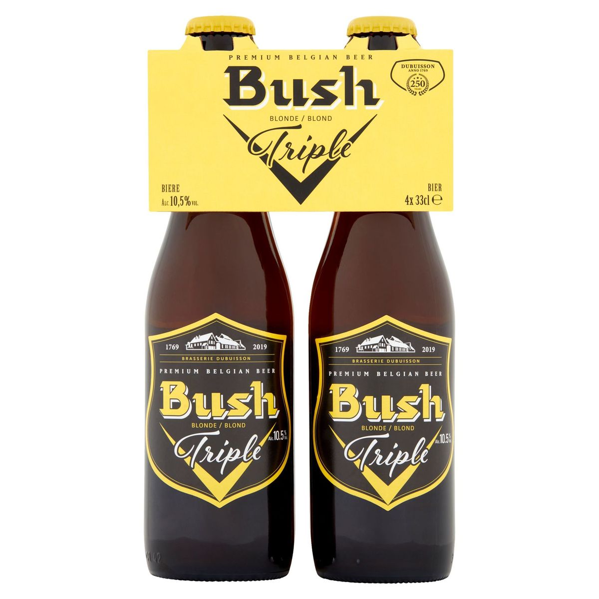 Bush Blond Triple Flessen 4 x 33 cl