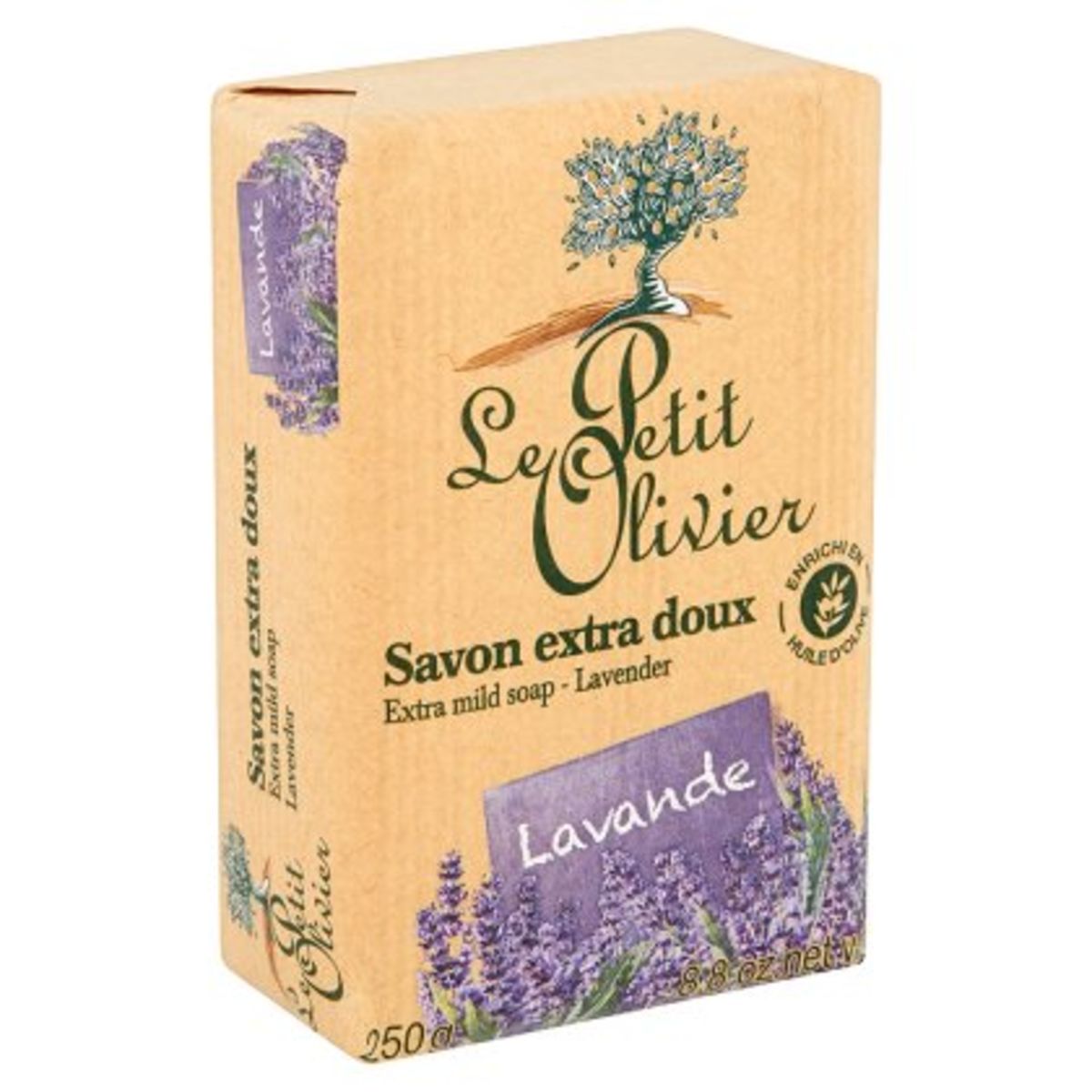 Le Petit Olivier Savon Extra Doux Lavande 250 g