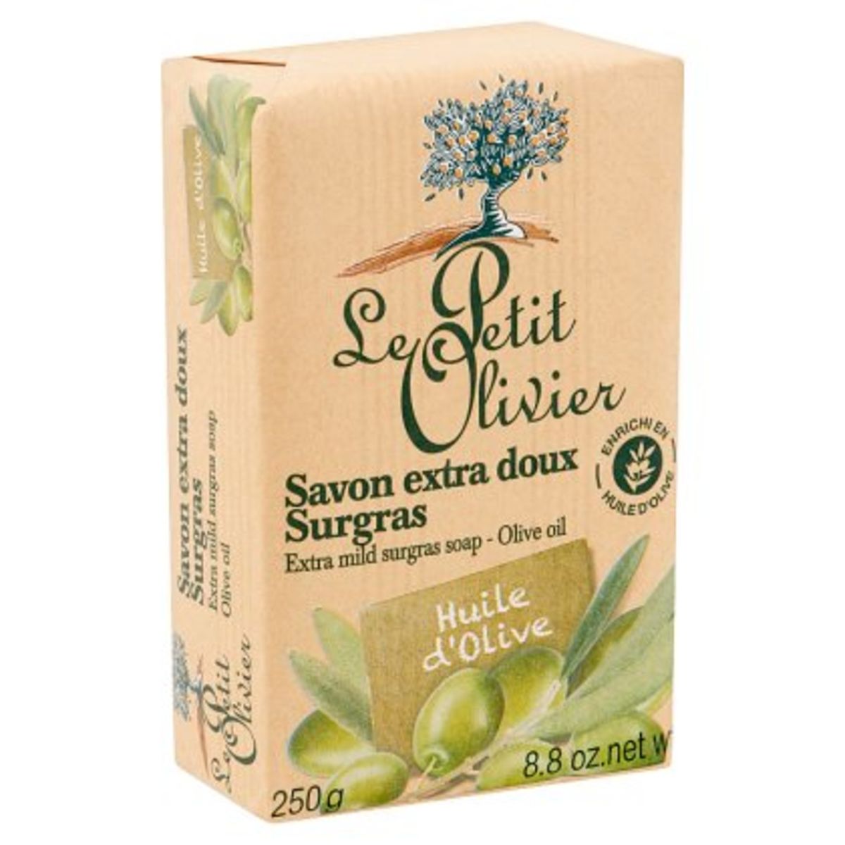Le Petit Olivier Extra Mild Surgras Soap Olive Oil 250 g