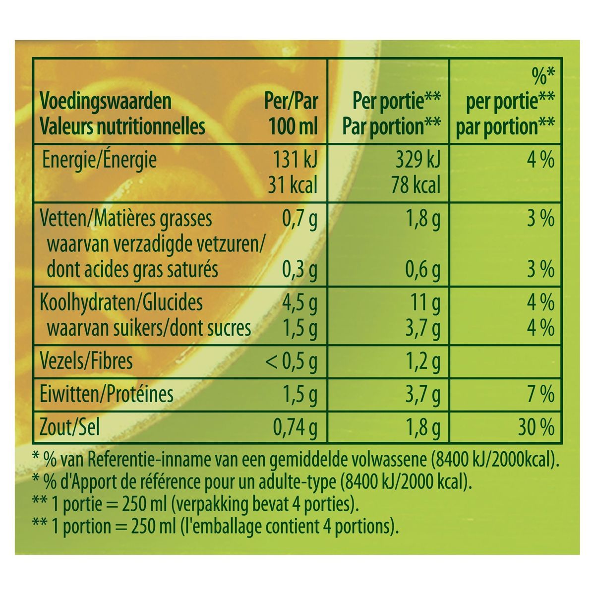 Knorr Soupe en Brique Julienne Tomates- Légumes avec Boulettes 1 L