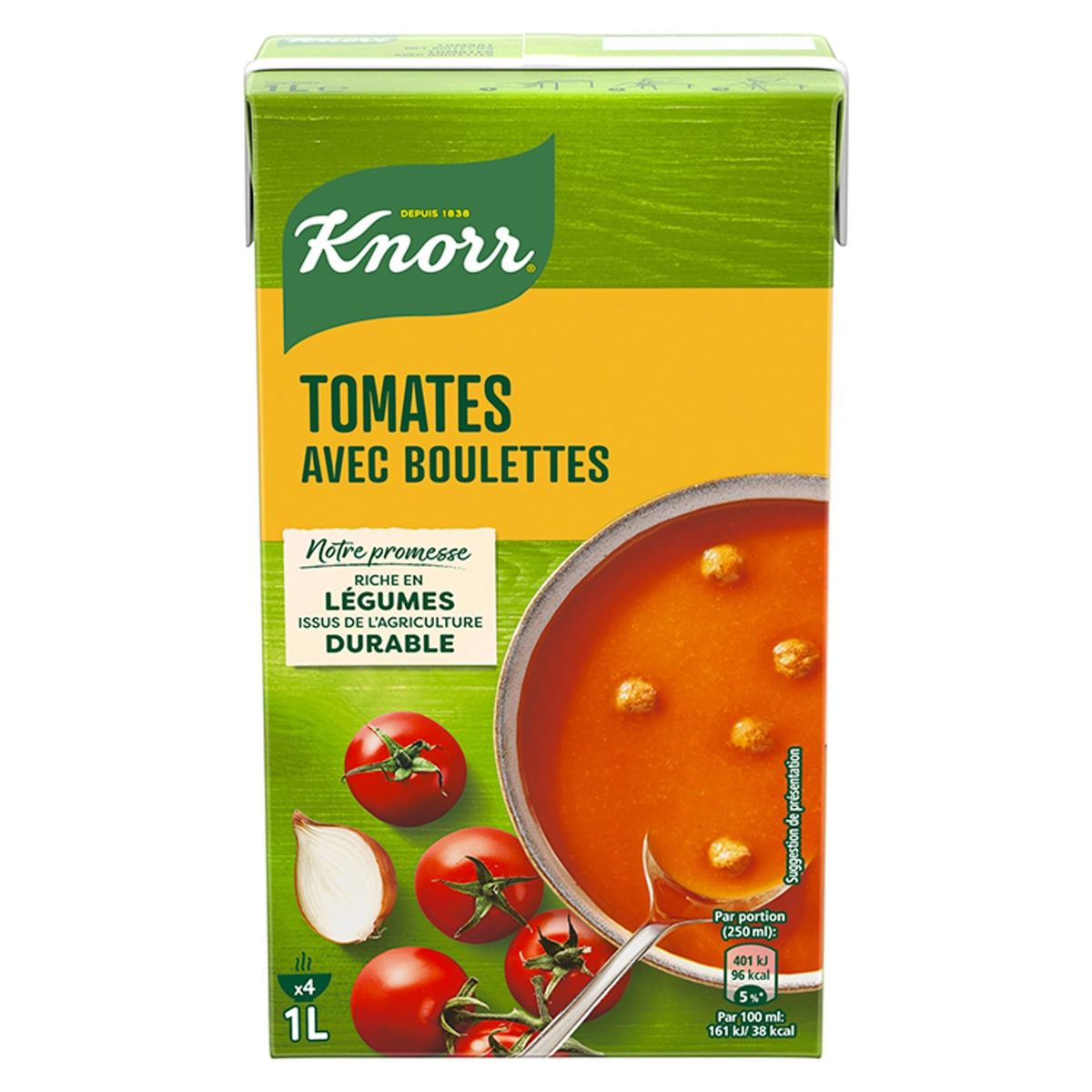 Knorr Les Classique Tomates avec Boulettes 1 L