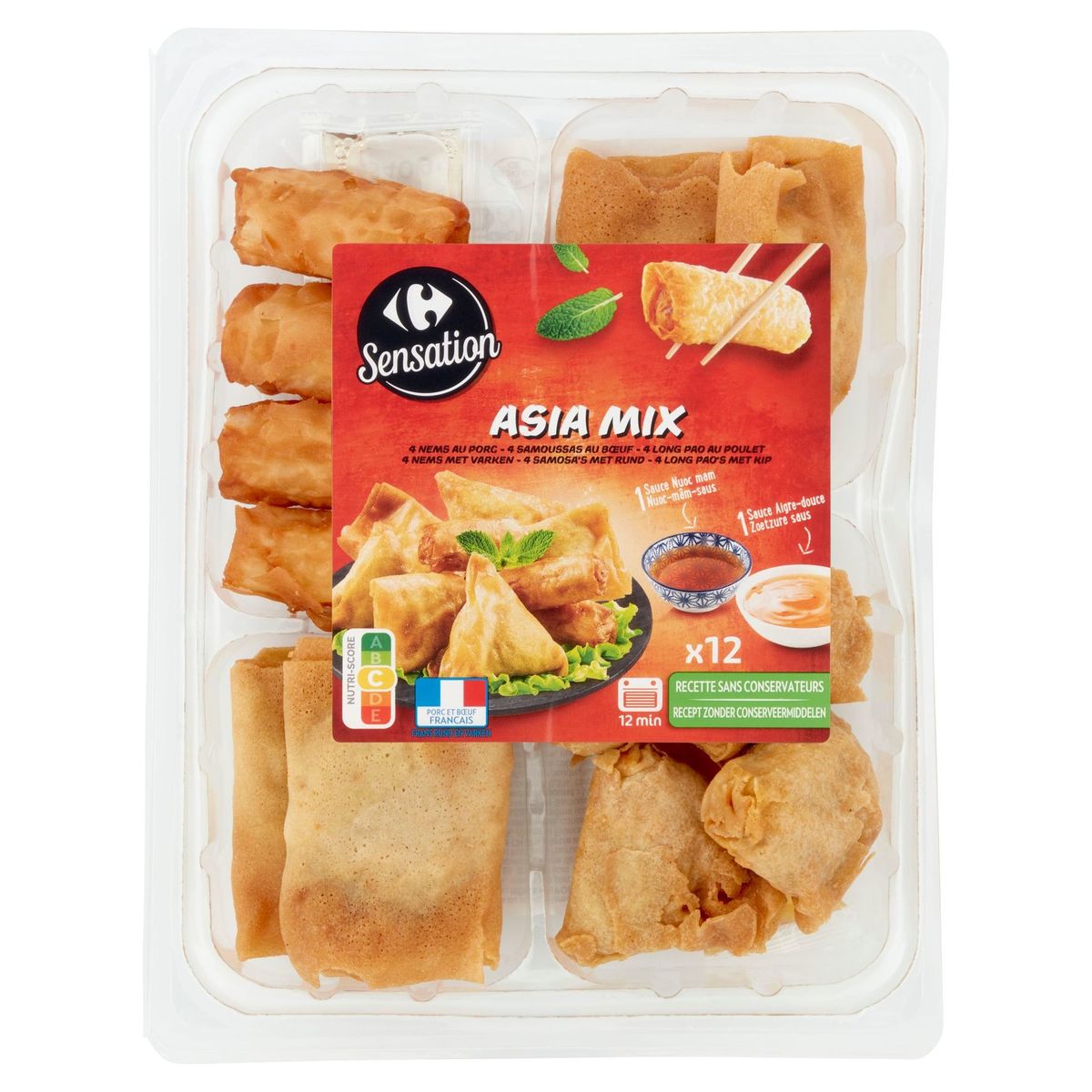 Carrefour Assortiment Asiatique 340 g Carrefour Site