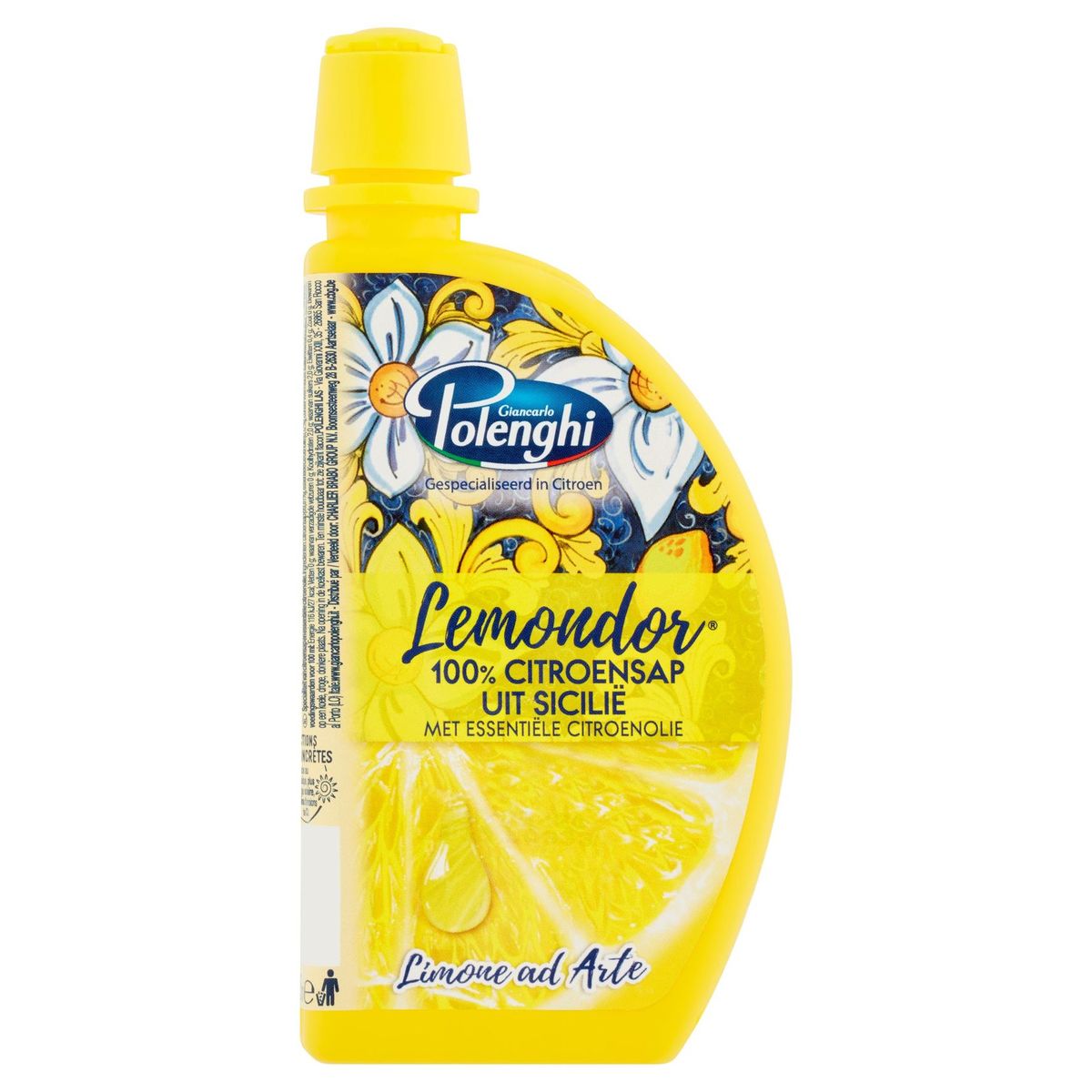 Lemondor 100% Jus de Citron de Sicile avec Huile Essentielle 125 ml