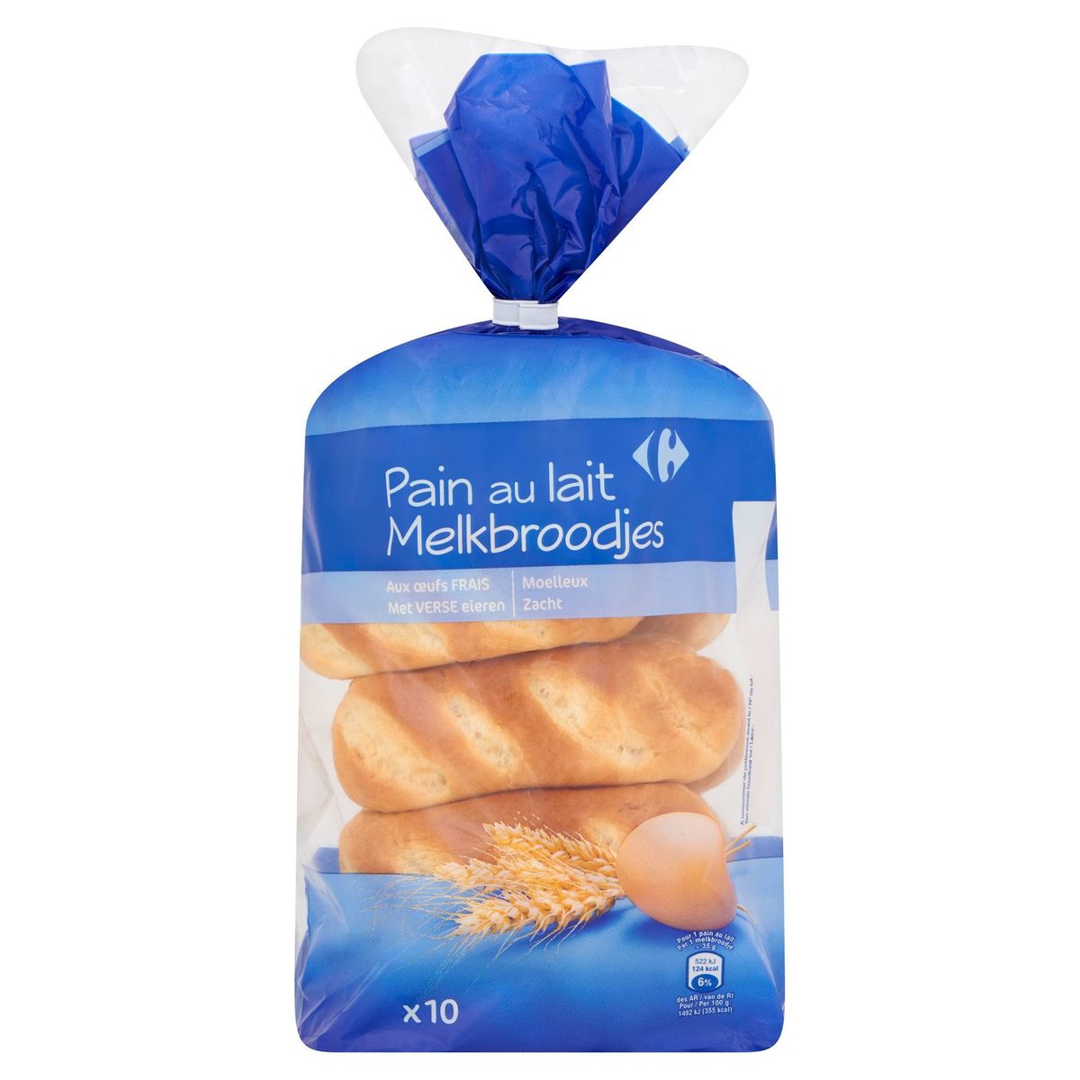 Carrefour Melkbroodjes 10 x 35 g