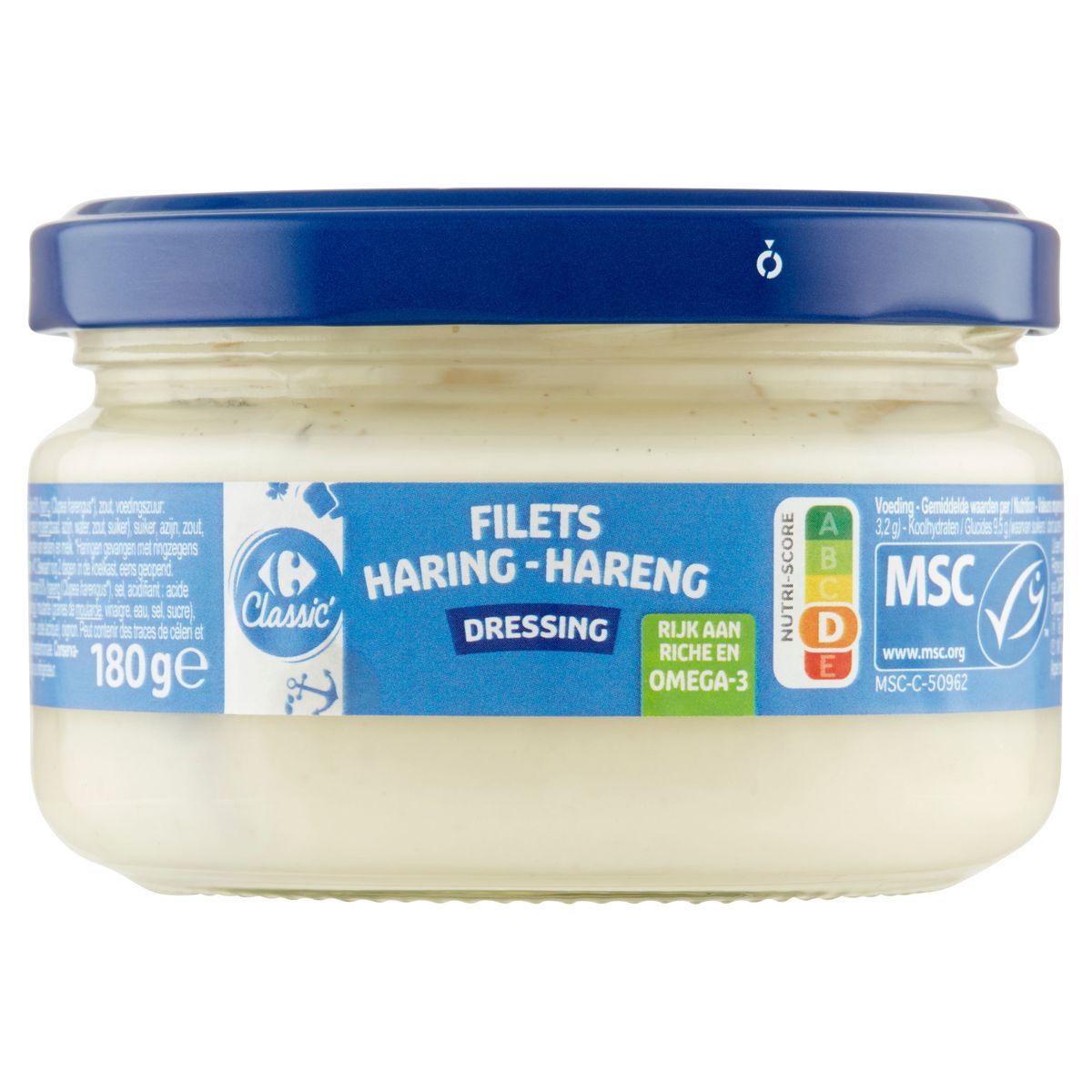 Carrefour Classic' Filets Haring Dressing 180 g